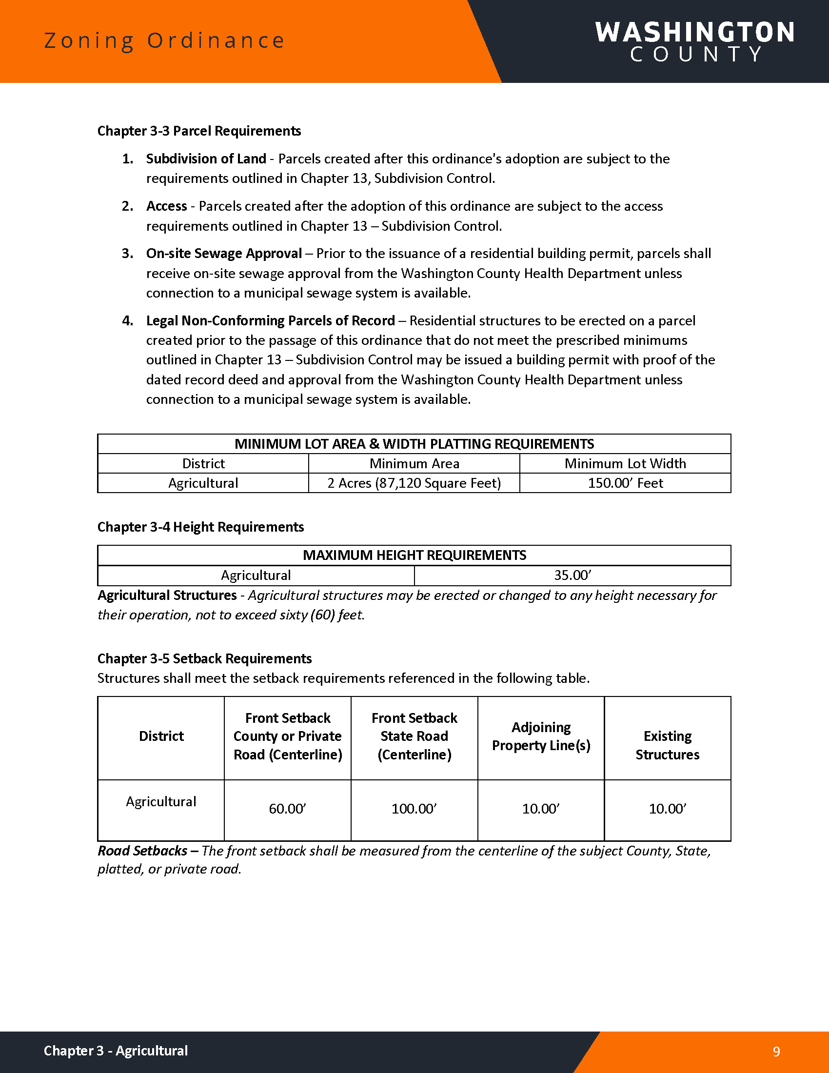 Washington County Zoning Ordinance1 12 25 Page 014